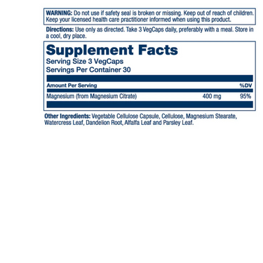 Magnesium Citrate 400mg